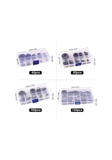 Jeemson 100 Adet Siyah Seramik Halat, Farklı Boyut Seçenekleriyle Dayanıklı Kilif Seti