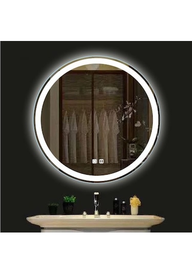 Brat Çap 70 Cm. Buğu Çözücülü Dokunmatik Led Ayna