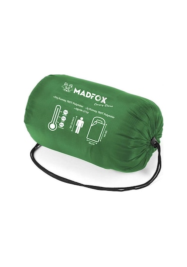 Madfox Cavery Stone Uyku Tulumu 0 C Yeşil