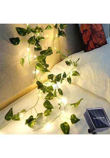 Güneş Enerjili Sarmaşık Led Dekor 5 Metre S-24 Çok Renkli