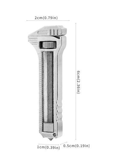 Moly Şişe Açacağı Anahtarı, Paslanmaz Çok Amaçlı Alet, Ayarlanabilir Kaldıraç Çubuğu, Gümüş Renk Gümüş