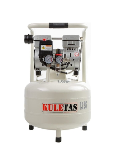 Kuletaş Hava Kompresörü Yağsız Sessiz 35 L 1. Hp