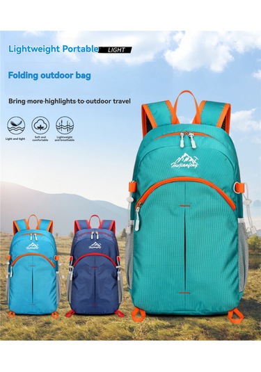 Maiyame Su Geçirmez Çıktı Çanta 20-30l: Hafif Nylon, Katlanabilir, Bisiklet & Dağcılık İçin, Çok Bölmeli, Dayanıklı Spor Sırt Çantası Siyah