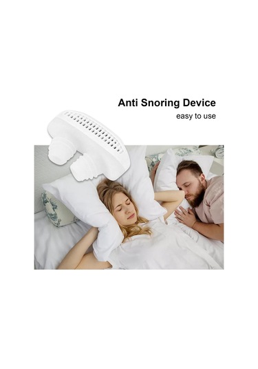 Gajeena Uyku Konforu Burun Filtresi - Toz Engelleme, Nefes Akışı Sağlama, Solunum Yardımı, Uyku İyileştirici Beyaz