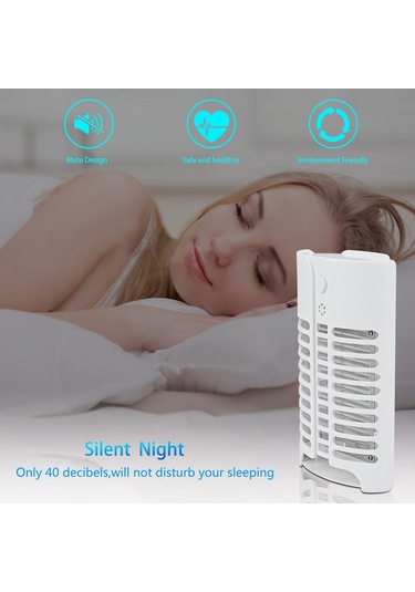 Aubyhe Güneş Işığı Kontrollü Akıllı Elektrikli Sinek Öldürücü Lambası - Ev Kullanıma Uygun, Sessiz, Temizleme Fırçasıyla - Avrupa Standartı 1 Adet