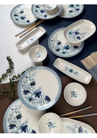 Tabak Evi Azur Kahvaltı Takımı 6 Kişilik 14 Parça Tvl14khprs1156 Çok Renkli