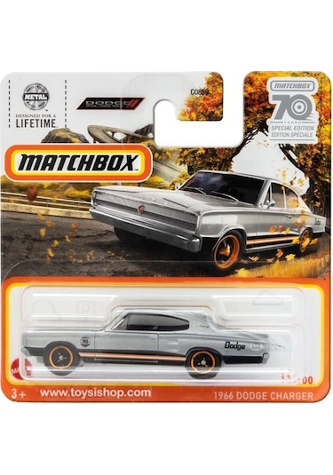 Matchbox Tekli Arabalar 1966 Dodge Charger Hlc79