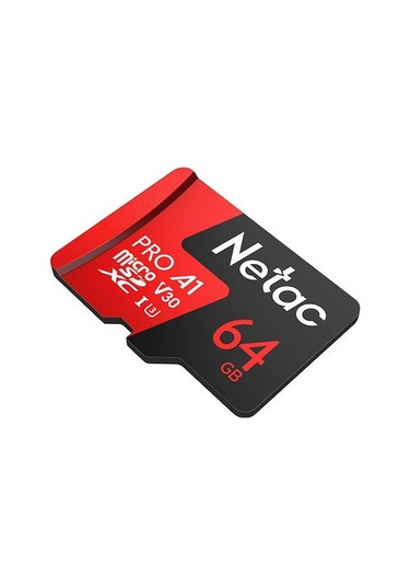 Netac Micro Sd Card 64 Gb Pro With Adaptör