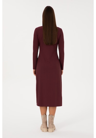 U.s. Polo Assn. Kadın Plum Elbise Örme 50313549-vr177 New Plum