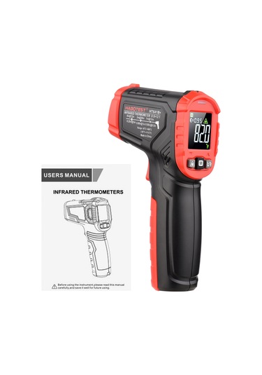 Habotest Ht641a+ Kızılötesi Termometre -58 1112 Temassız Siyah & Kırmızı