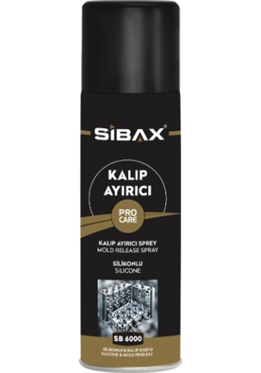Sibax Sb6000 Kalıp Ayırıcı Sprey Silikonlu 400 Ml