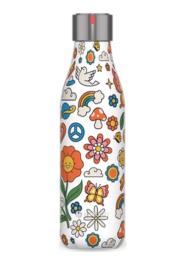 Les Artistes Paris Isı Yalıtımlı Çelik Termos Matara 500 ML Happy