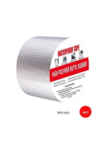 Springsun Voc İçermeyen Dış Mekan Butil Bant - Çok Amaçlı Sızdırmazlık & Onarım, Karavan/çatı/tekne İçin