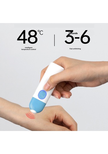 Aubyhe Bhr01 Isıtma Pulse İçin Akne Kaşıntısı Alatı - Usb Şarjlı Ultrasonik Sinek Kovucu - Abs Malzeme 20g