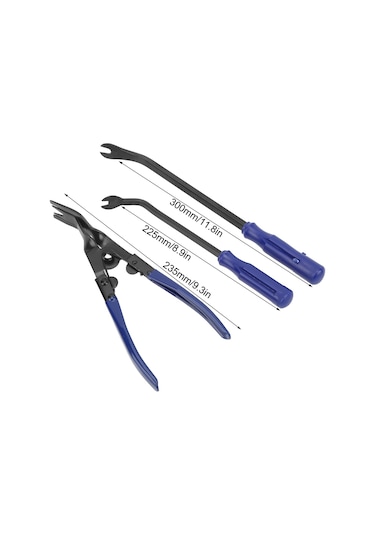 Youmex Dayanıklı Araç Sökme Takımı Seti - Kapı Paneli, Gösterge Paneli Ve Vidalar İçin Pratik Çözüm 3 Parça Siyah