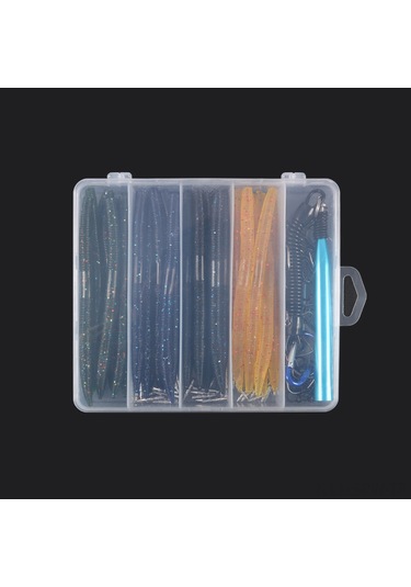 Maiyame 133 Parça Yem Seti: 32 Adet Yumuşak Yem, Oluk Aleti, Çengeller Ve Ağırlıklar - Balıkçılar İçin Tam Zirve Takım