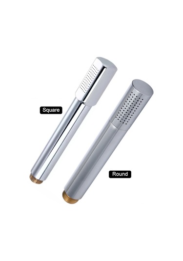 Shineyee Bakır Ve Paslanmaz Çelik Banyo Duş Başkanı, Basınçlı Su Akışı, Kolay Kurulum, Kare/daire Seçenekli Gümüş Renkli Diğer