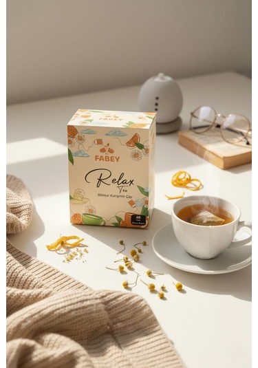 Relax Tea Bitkisel Karışımlı Çay 40 Adet Süzen Poşet