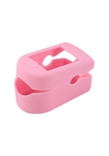 Vkemall Pulse Oksimetre Kan Oksijen Monitörü Kılıfı Silikon Parmak Ucu Nabız Monitörü Koruyucu Kılıf Yen Pembe