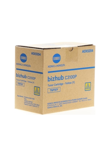 Konica Minolta Tnp-50Y Sarı Toner 