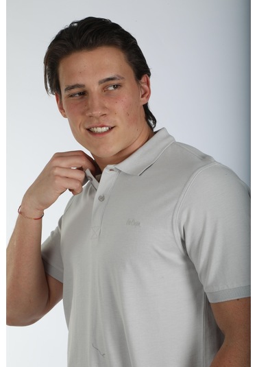 Lee Cooper Twıns 1 Erkek Pike Polo Yaka T-Shırt Taş-17940-Taş