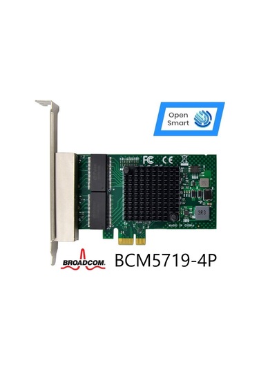 Open Smart 4 Port Broadcom BCM5719-4P Ethernet Kart - OPS7209BCM
