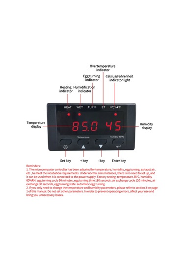 Yifomall Akıllı Sıcaklık Ve Nem Kontrol Cihazı - Hassas Ölçüm, Otomatik Ayarlama, Geniş Kullanım Alanı
