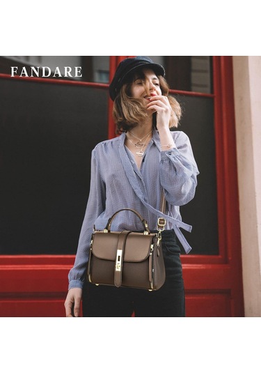 Aromee Kadın El Çantası, Su Geçirmez, Omuz Çantası, Omuz Çantası - Kahverengi