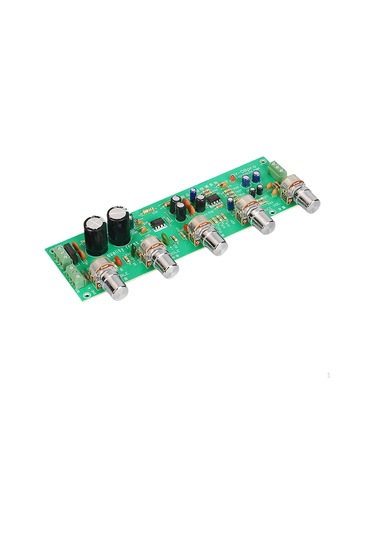 Hifi Ses Ön Amfi Amplifikatör Kartı Ayarlanabilir Yedek Montajlı Çift Ac 12-15v Tonlu