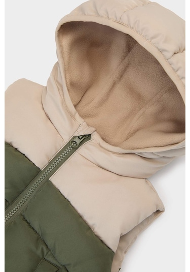 Defacto Erkek Bebek Su Geçirmez Polar Astarlı Şişme Yelek A2848a525aukh82 Haki