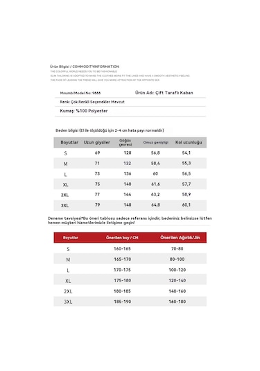 Kalınlaştırılmış Kadın Kışlık Palto, Çift Taraflı Tasarım Siyah