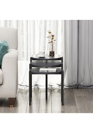 Sunny 3 Lü Zigon Sehpa Antrasit