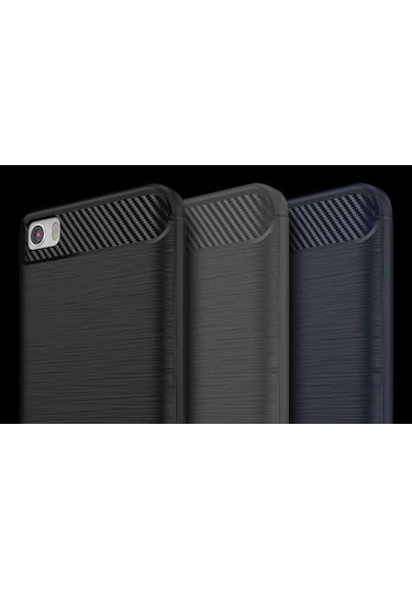 Xiaomi Mi 5s Kılıf Zore Room Silikon Kapak Gri