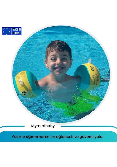 Myminibaby Kraulquappen 0011-KQ-A 21x7 cm Başlangıç Seviye Yüzme Kolluk Myminibaby Kraulquappen 0011-KQ-A 21x7 cm Başlangıç Seviye Yüzme Kolluk