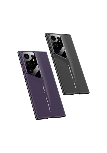 Samsung Galaxy Uyumlu S24 Ultra Kılıf Ultra İnce Kameralı Korumalı Sert Rubber Zore Procase Kapak