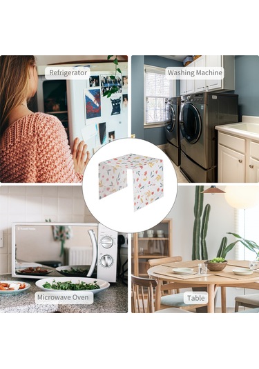 Qingmipy "buzdolabı Ve Çamaşır Makinesi İçin 3 Cep Düzenleyici Toz Geçirmez Örtü - Peva Malzeme" Çok Renkli