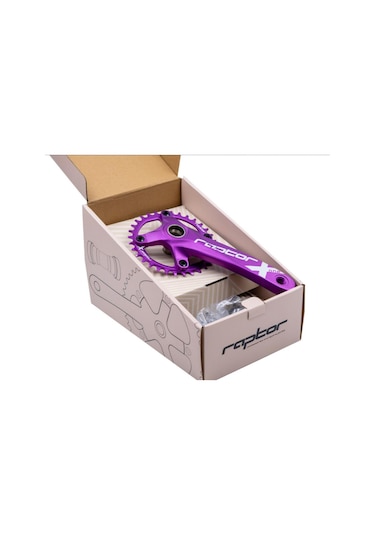 Kron Raptor Hollowtech Aynakol 32 Dişli - Mor Mor