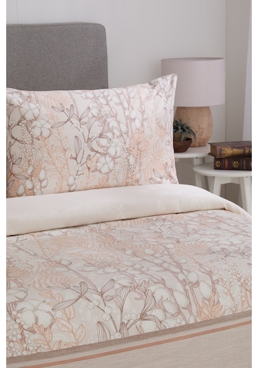 Floretta Kapas Tek Kişilik Pike Takımı Krem