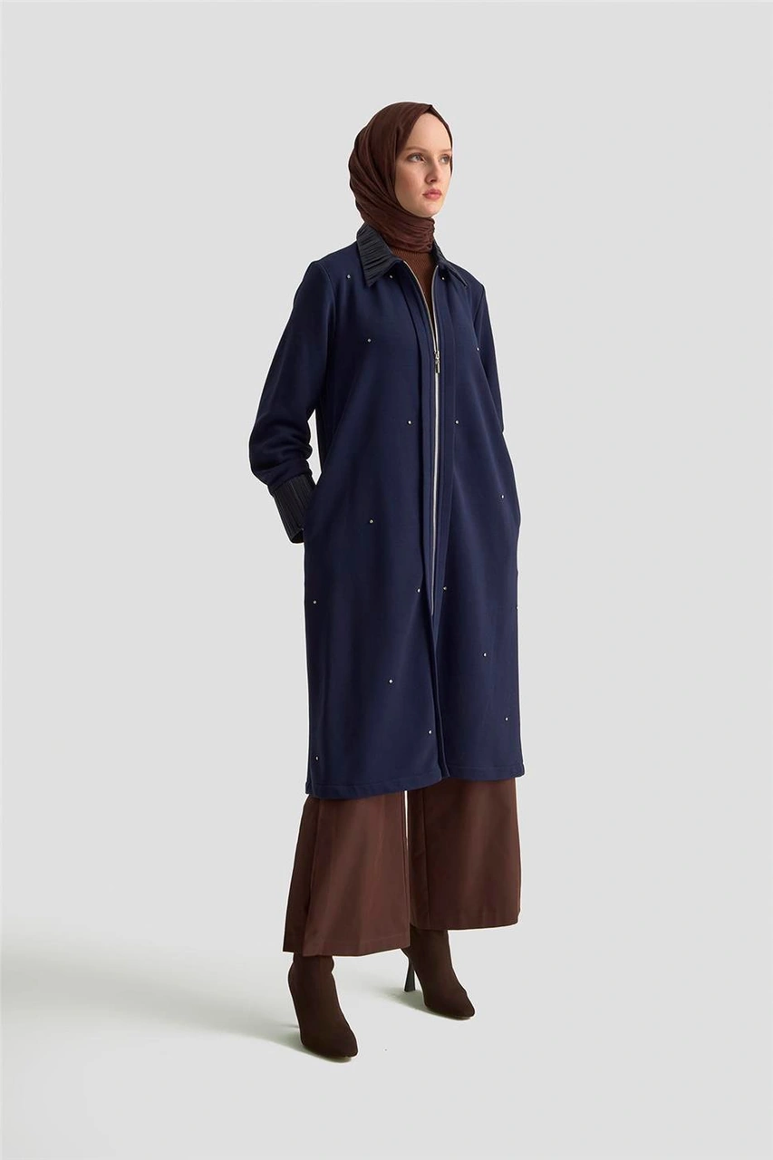 Armine Taşlı Örme Kap 25kd4030 İndigo İndigo