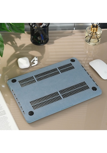Apple Uyumlu MacBook Air 13 Süet Dokulu Soft-touch Sert Kılıf İnce Hafif Darbe Koruma Kapak A2337 A2179 A1932 Açık Mavi Apple Uyumlu MacBook Air 13 Süet Dokulu Soft-touch Sert Kılıf İnce Hafif Darbe Koruma Kapak A2337 A2179 A1932 Açık Mavi