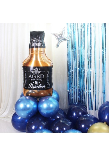 Suofeng 87 Parça Viski Balon Dekor Seti - Parti Süsleme İçin Renkli Ve Dayanıklı Balon Zinciri Çok Renkli