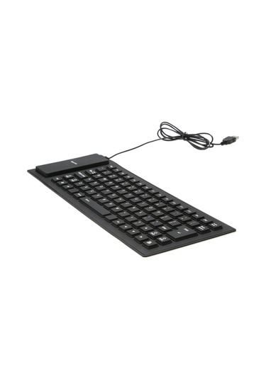 85 Tuş Katlanabilir Esnek Rulo Usb Kablolu Silikon Klavye Suya Dayanıklı Yıkanabilir Pc Dizüstü Bilgisayar Toza Dayanıklı