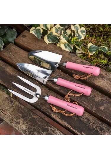 Gardenwind Natural P1729003 Paslanmaz 3Lü Bahçe Seti Dar-Geniş Kü