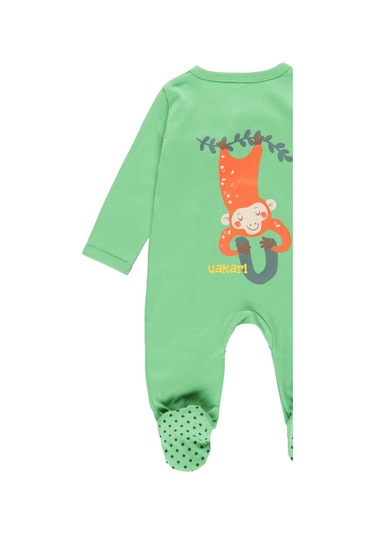 Bobolı Unisex Bebek Tulum Bo.112082 Yeşil