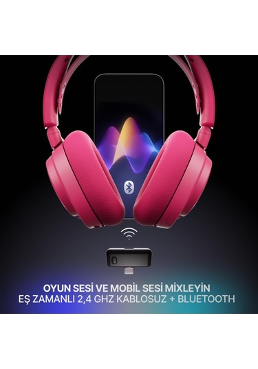 Steelseries Arctis Nova 7p Gen2 Kablosuz Magenta Gaming Kulaklık