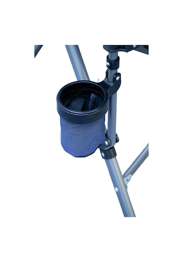 Windcamp Katlanır Kamp Sandalyesi Lux Mavi - Siyah