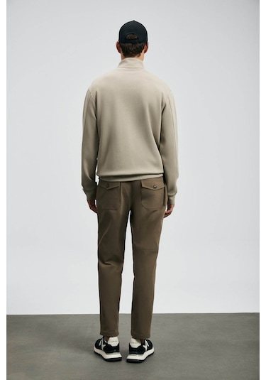 Lufian Wonder Bej Erkek Sweatshirt 112030185 Bej