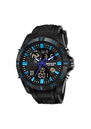 Novahub Sanda 791 İzle Orijinal Moda Spor İşlevli Elektronik İzle Popüler Erkekler Aydınlık Bilek İzle Mavi Çok Renkli, Moda Tasarımı Çok Renkli