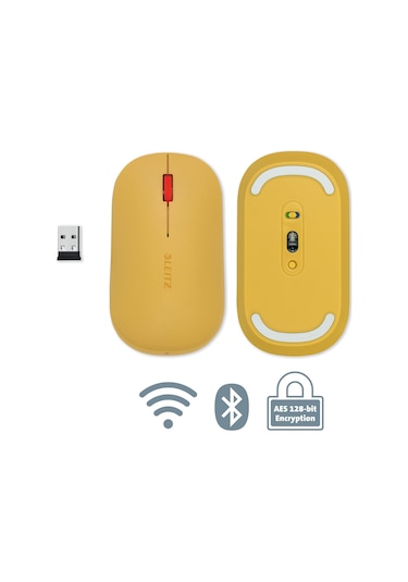 Leitz Cosy Kablosuz Mouse, Sarı