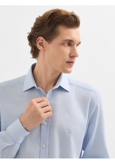 Karaca Erkek Slım Fıt Gömlek-açık Mavi 11.25w.04.011 Açik Mavi